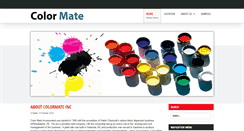 Desktop Screenshot of colormateinc.com