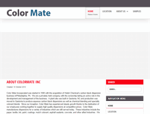 Tablet Screenshot of colormateinc.com